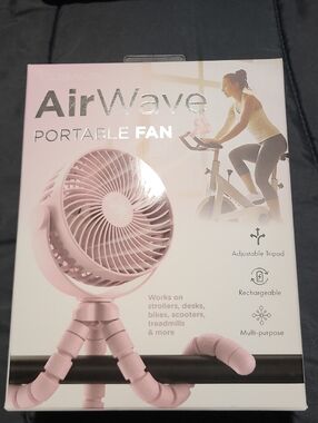 AirWave Portable Fan - Pink